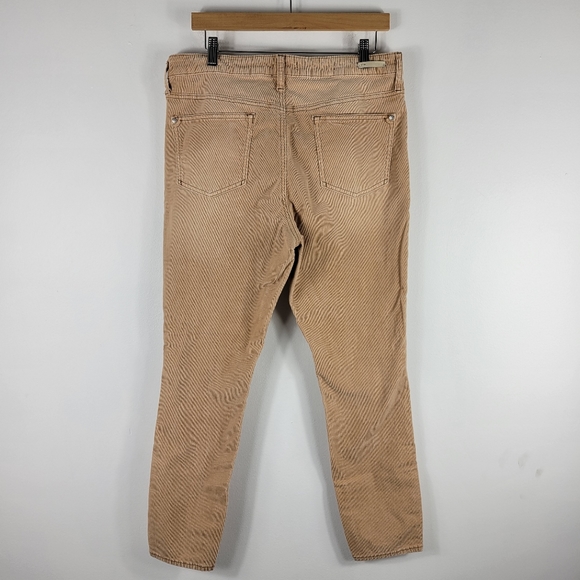 Anthro Pilcro Script High Waist Ribbed Corduroy Skinny Pants - Picture 8 of 9